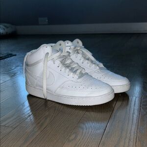 White High-Top Sneakers